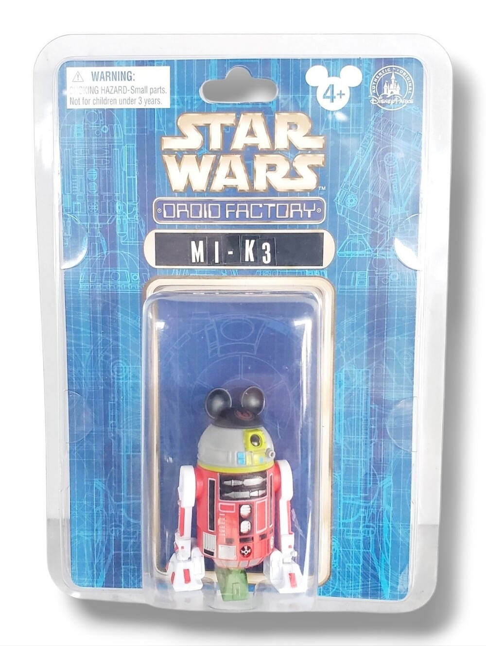 Disney Parks Star Wars Droid Factory MI-K3 Astromech Figure Sealed New